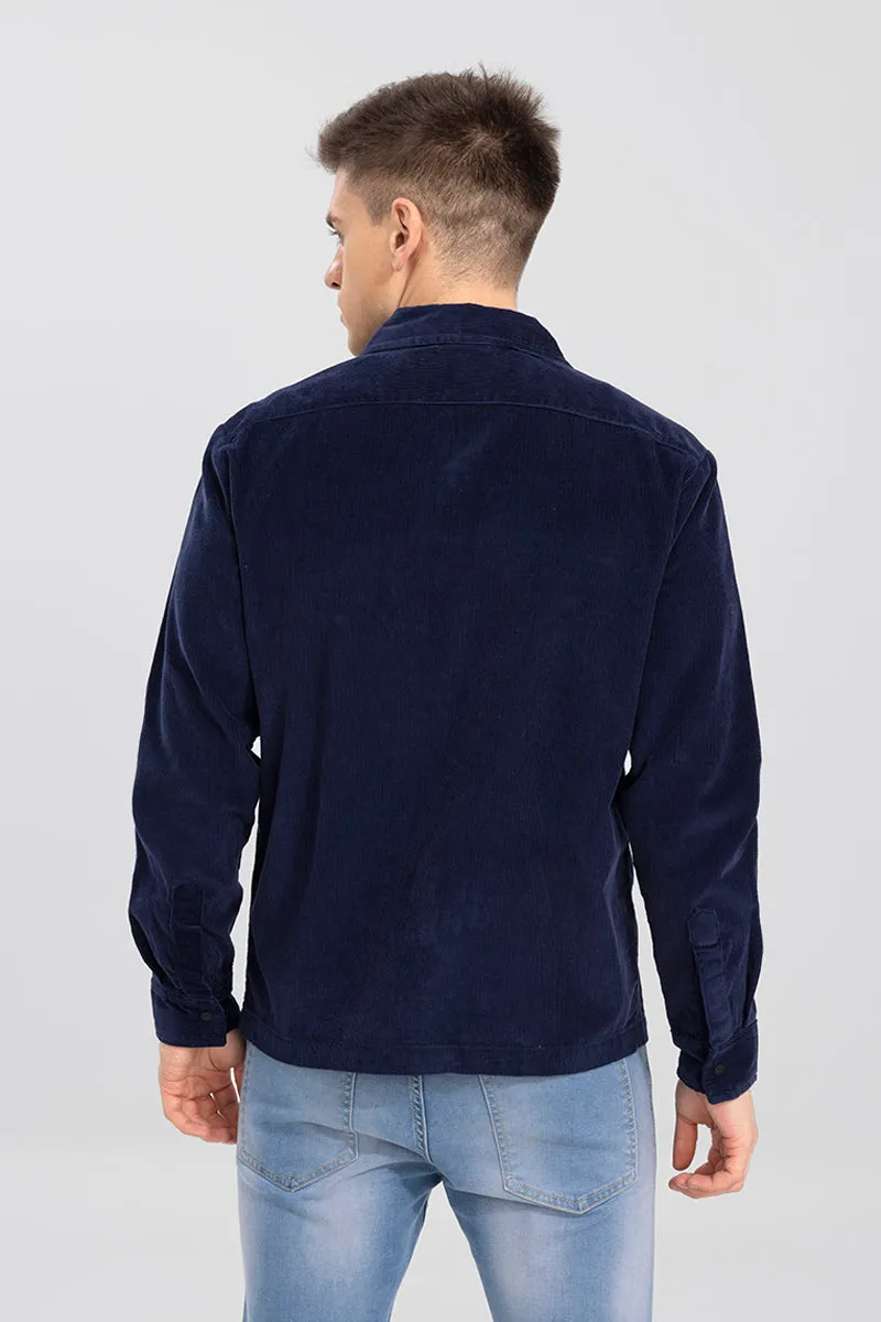 Artic Navy Corduroy Overshirt