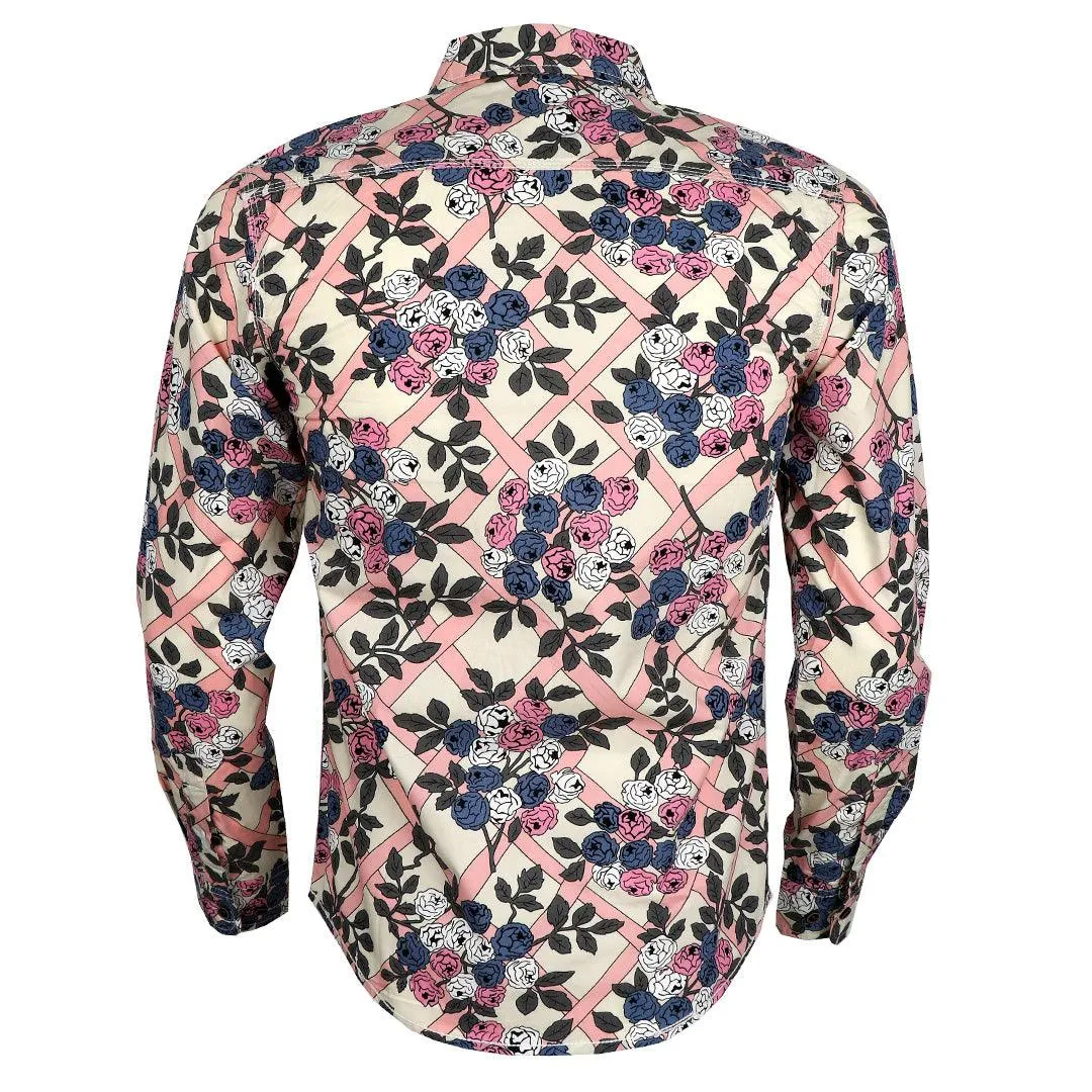 Badgley Mens Flowery  Styled Shirts