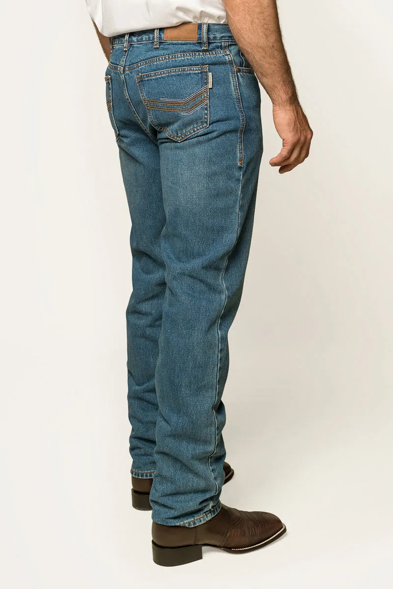 Barrington Mens Slim Fit Jean - Mid Wash Blue