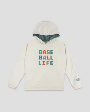 Baseball Life Hoodie - Youth