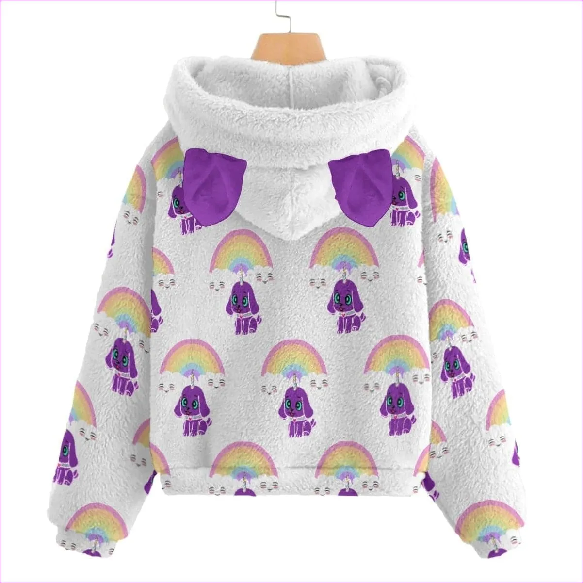 Bec's Uni-Pup Kid’s Plush Sweatshirt With Ear