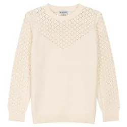 Blumint Boys Bubble Knit Sweater Cream