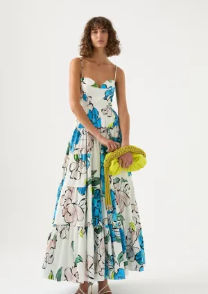 Botanical Tiered Maxi Dress