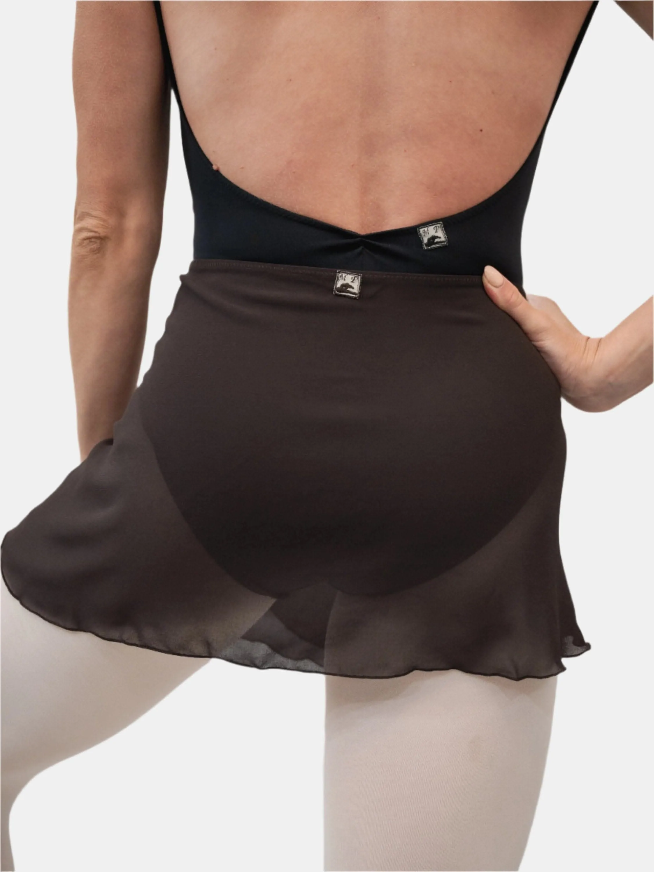 Brown Wrap Short Dance Skirt MP301