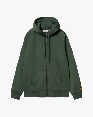 Carhartt WIP Hooded Chase Jacket - Sycamore Tree / Gold