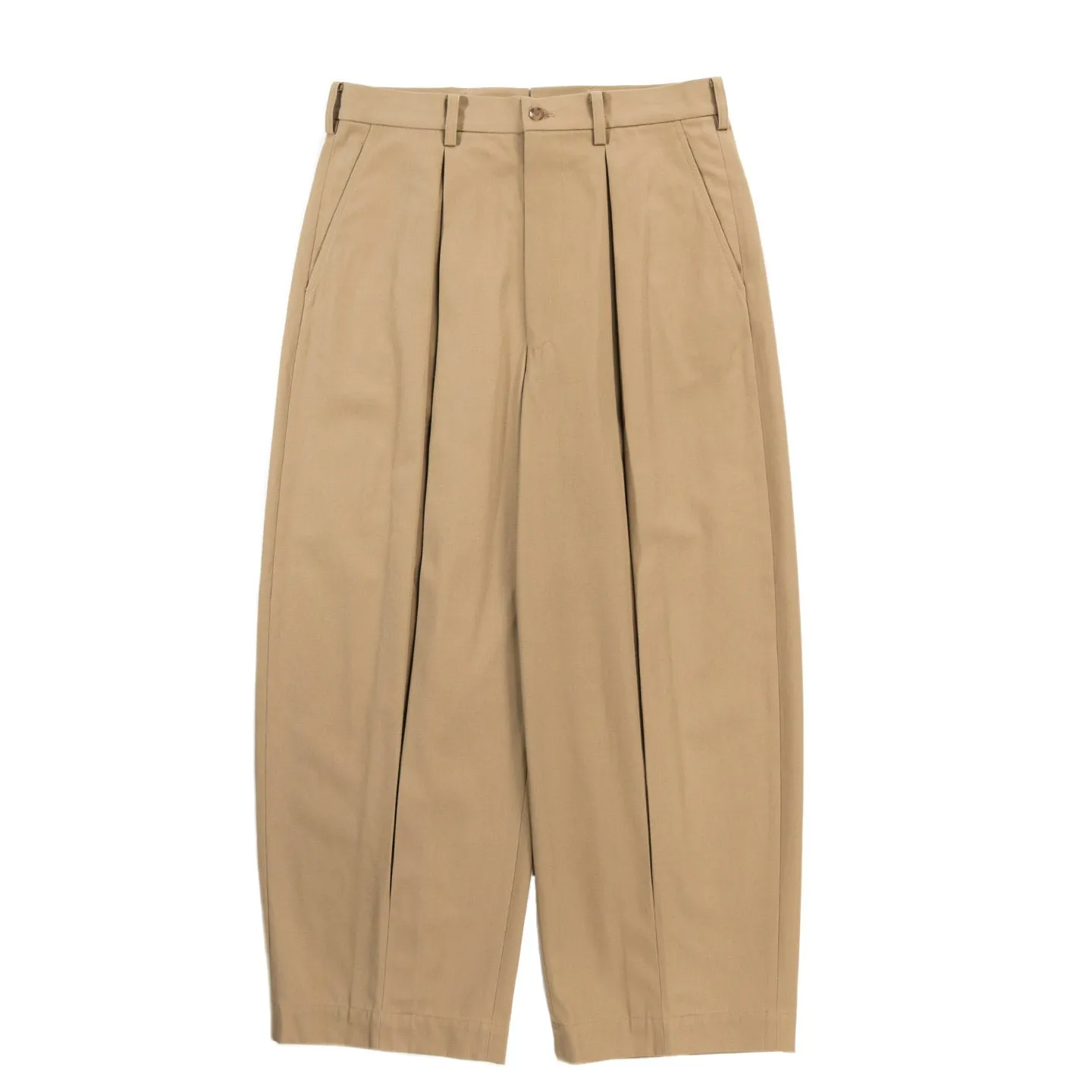 COMME DES GARCONS HOMME P013 PLEAT PANT BEIGE