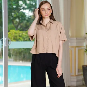 Dahlia Boxy Crop Shirt