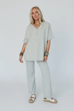 Dawn To Dusk Top And Pants Set - Seagrass