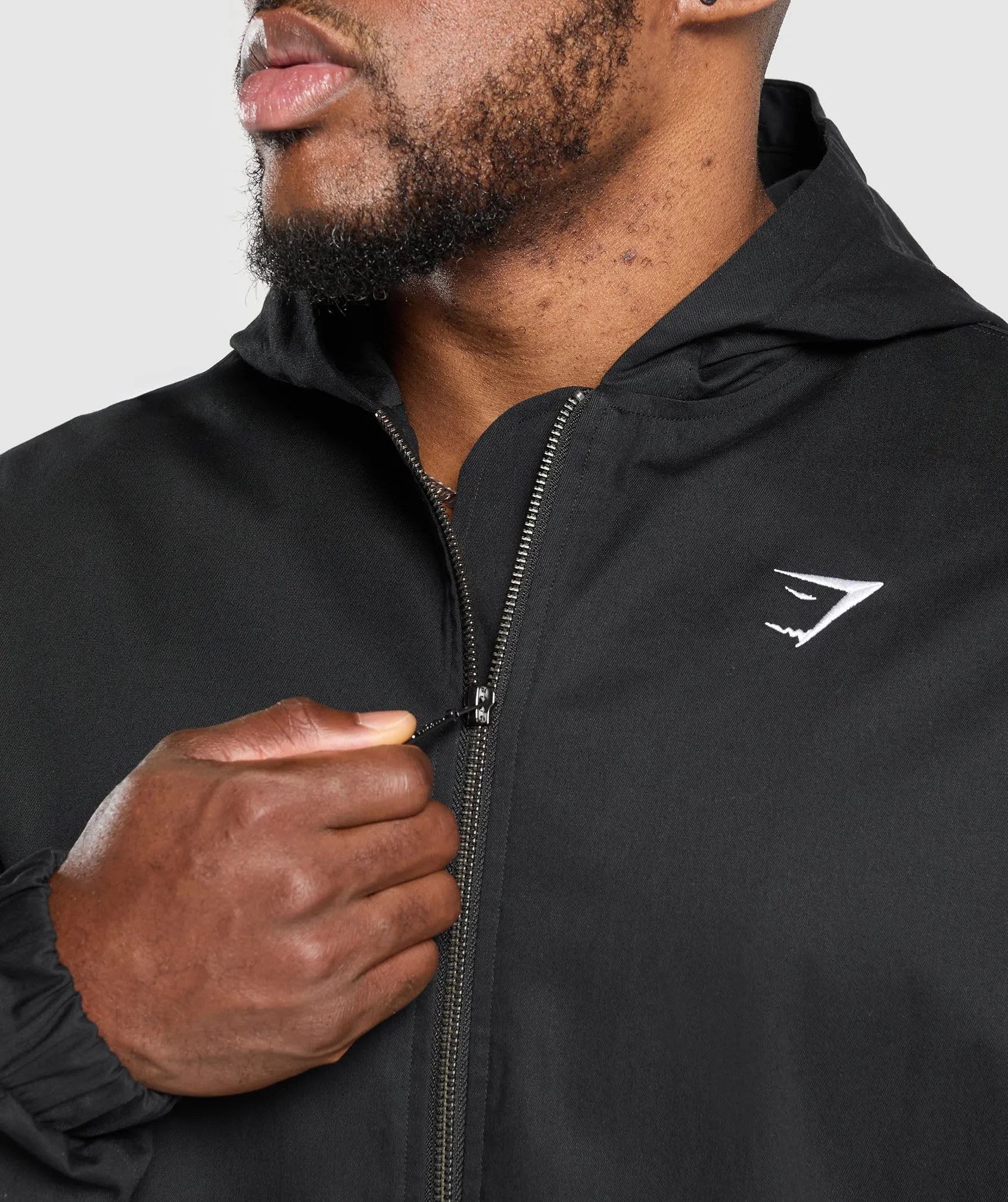 Gymshark Oversized Hooded Jacket - Black