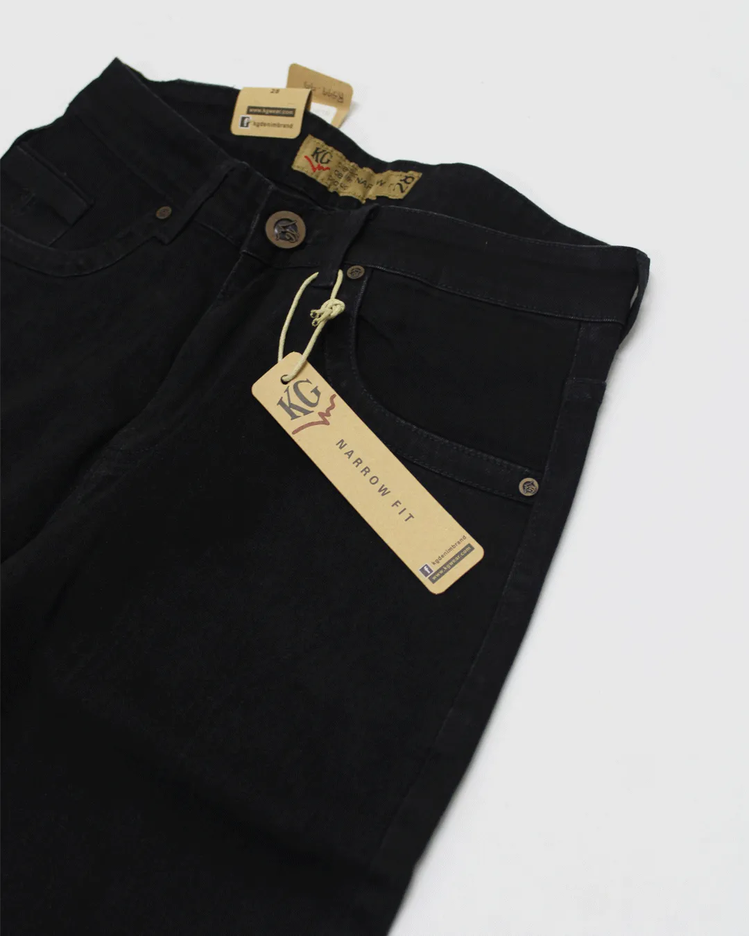 KG Black Narrow Fit Jeans