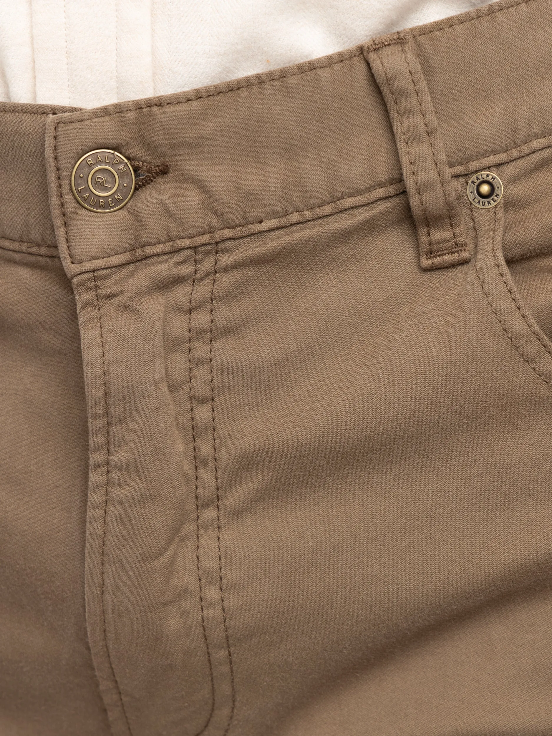 Khaki Straight Fit Chino Pants