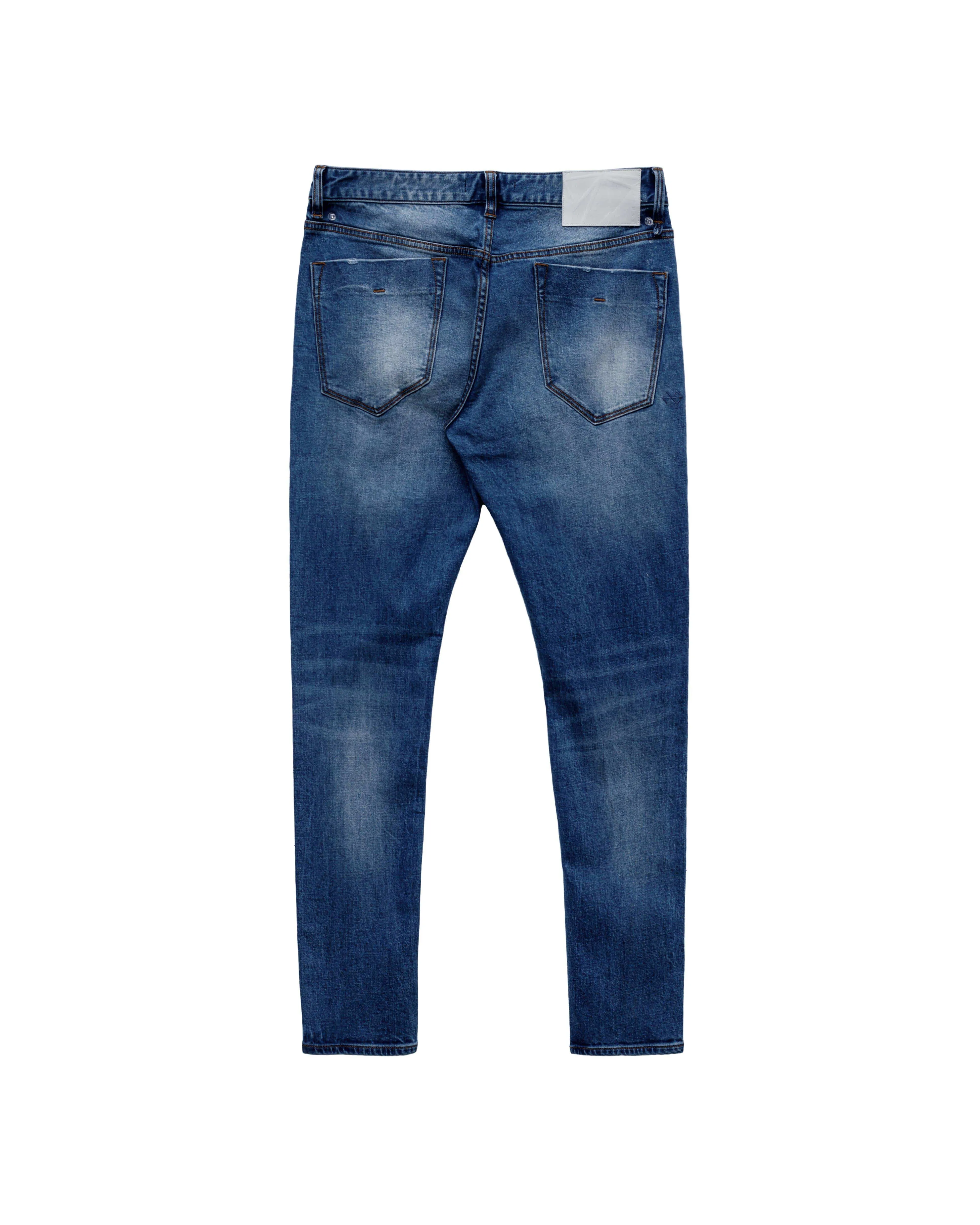 Konus Men's Slim Basic Blue Denim