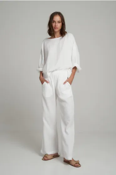 Lilya Bubble Pant - Ivory