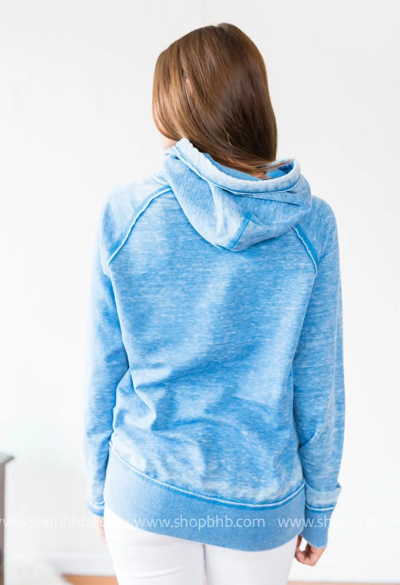 (LIMITED EDITION ) Lake Bum Hoodie 8915 - Blue**