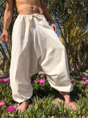 Relaxed Fit Organic Cotton Drawstring Pants for Comfort