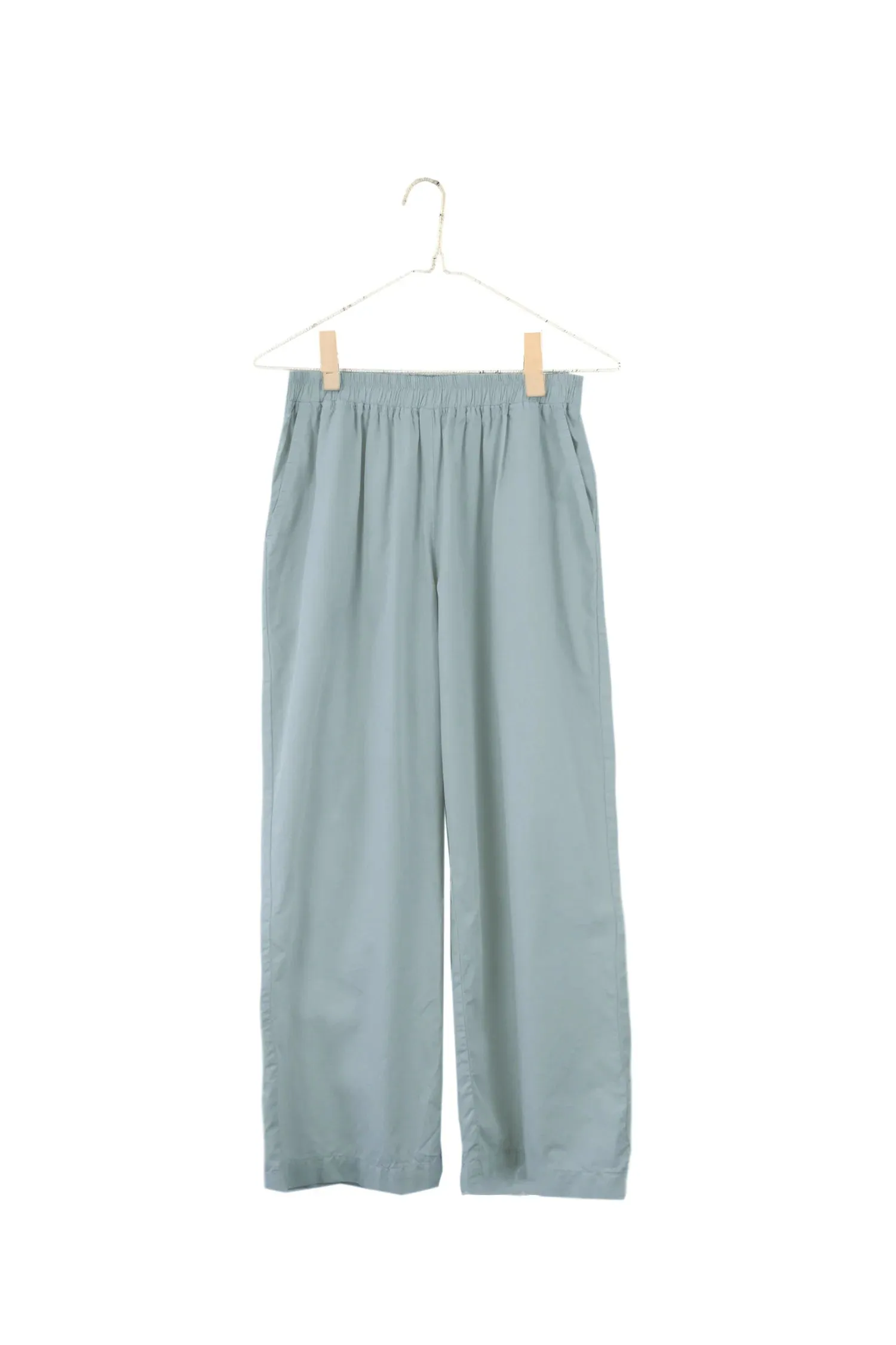 Organic Poplin Full Pant in Mint