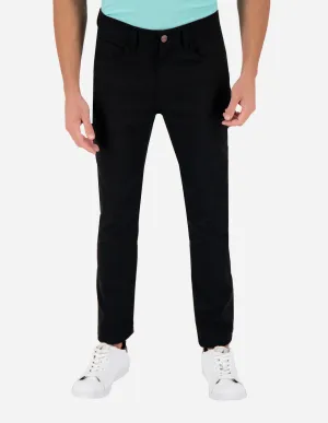 Pantalón de Gabardina Jean Cut Slim Fit - Negro