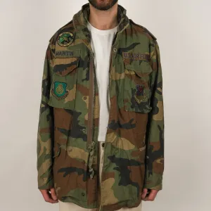 "MARTIN" M65 PATCHED CAMO FIELD JACKET