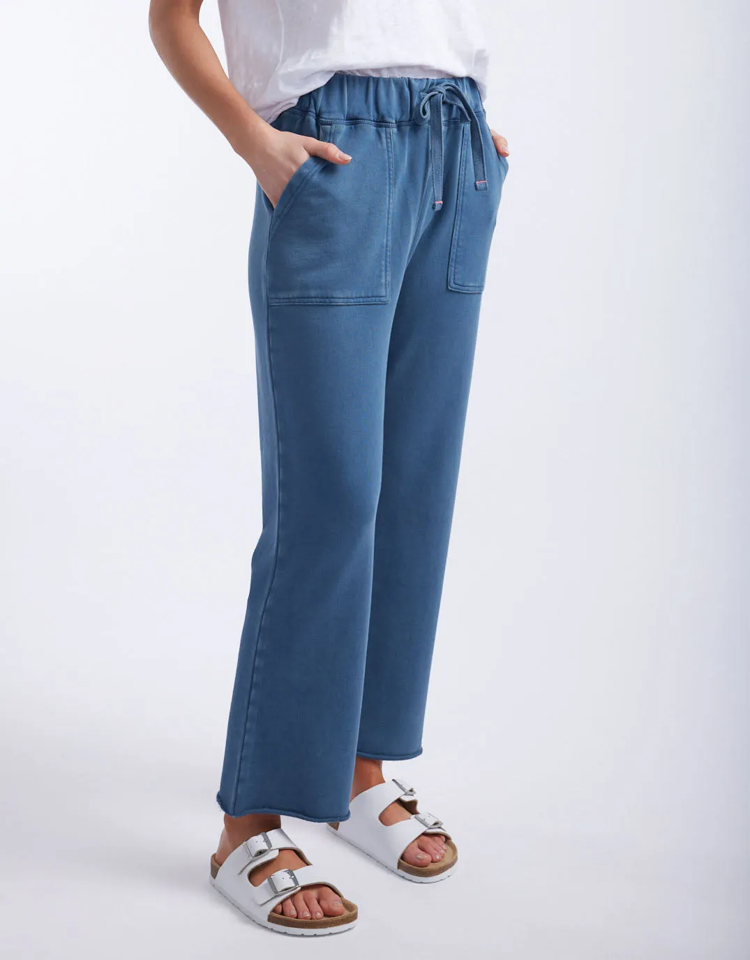 Raw Edge Lounge Pant - Denim