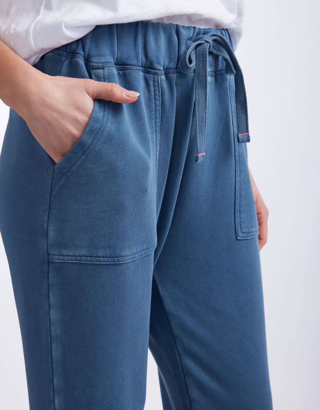 Raw Edge Lounge Pant - Denim