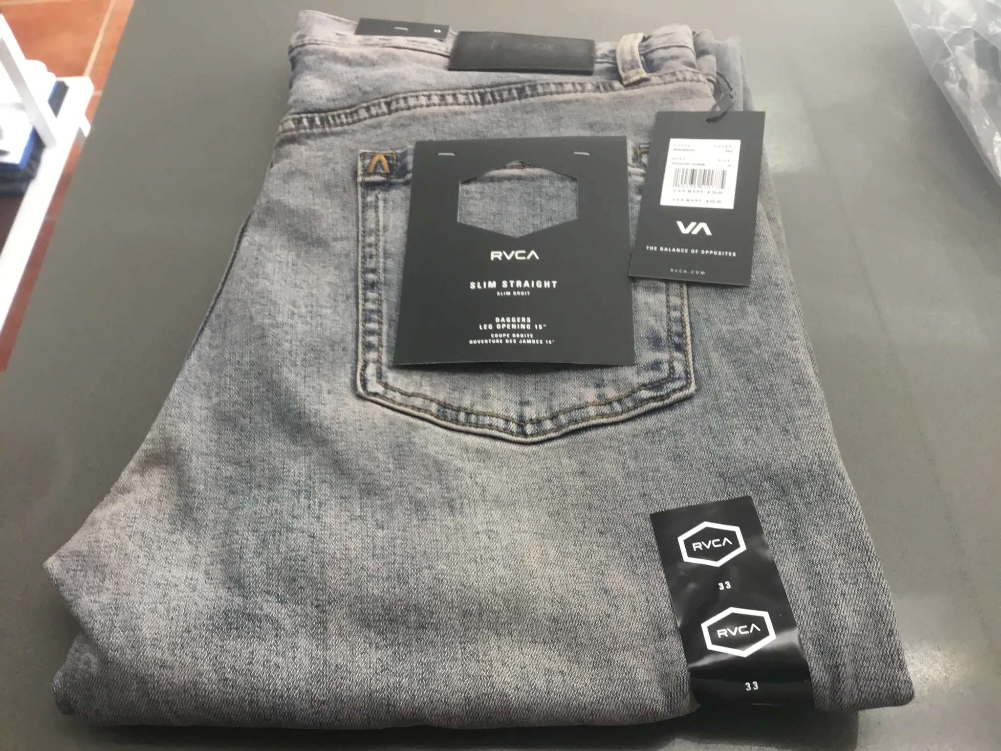 Rvca Daggers Denim