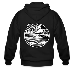 Santa Cruz Surf Shop Surf City Mens Zip Hoodie