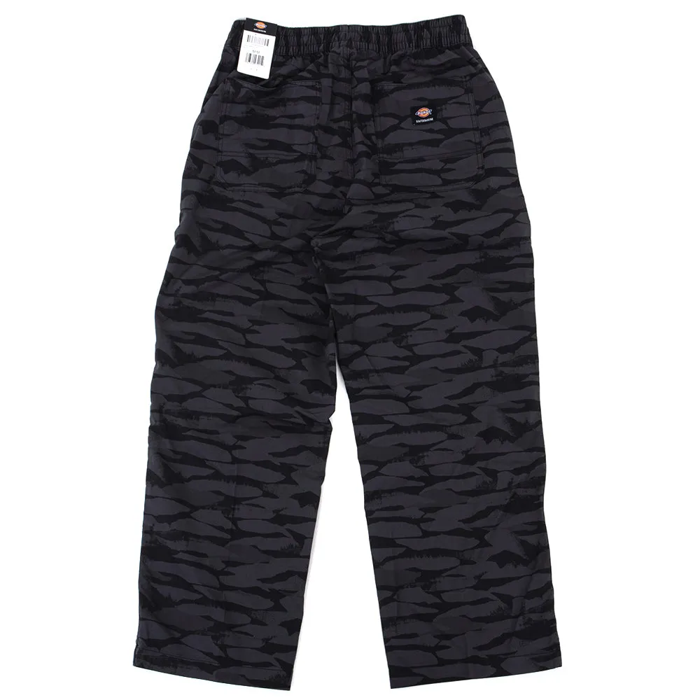 Skateboarding Printed Mount Vista Chef Pants (Black Tonal / Concrete Camo)