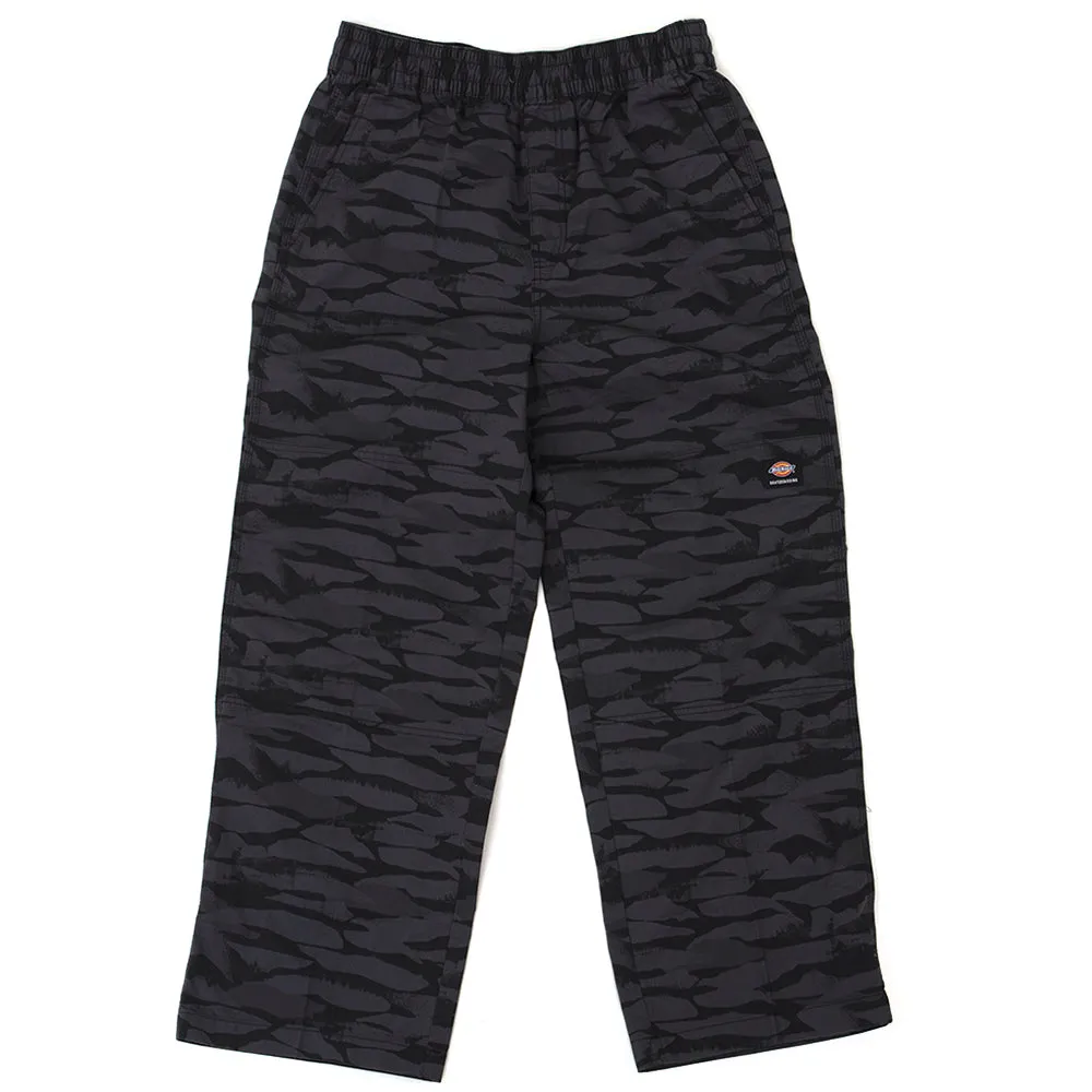 Skateboarding Printed Mount Vista Chef Pants (Black Tonal / Concrete Camo)