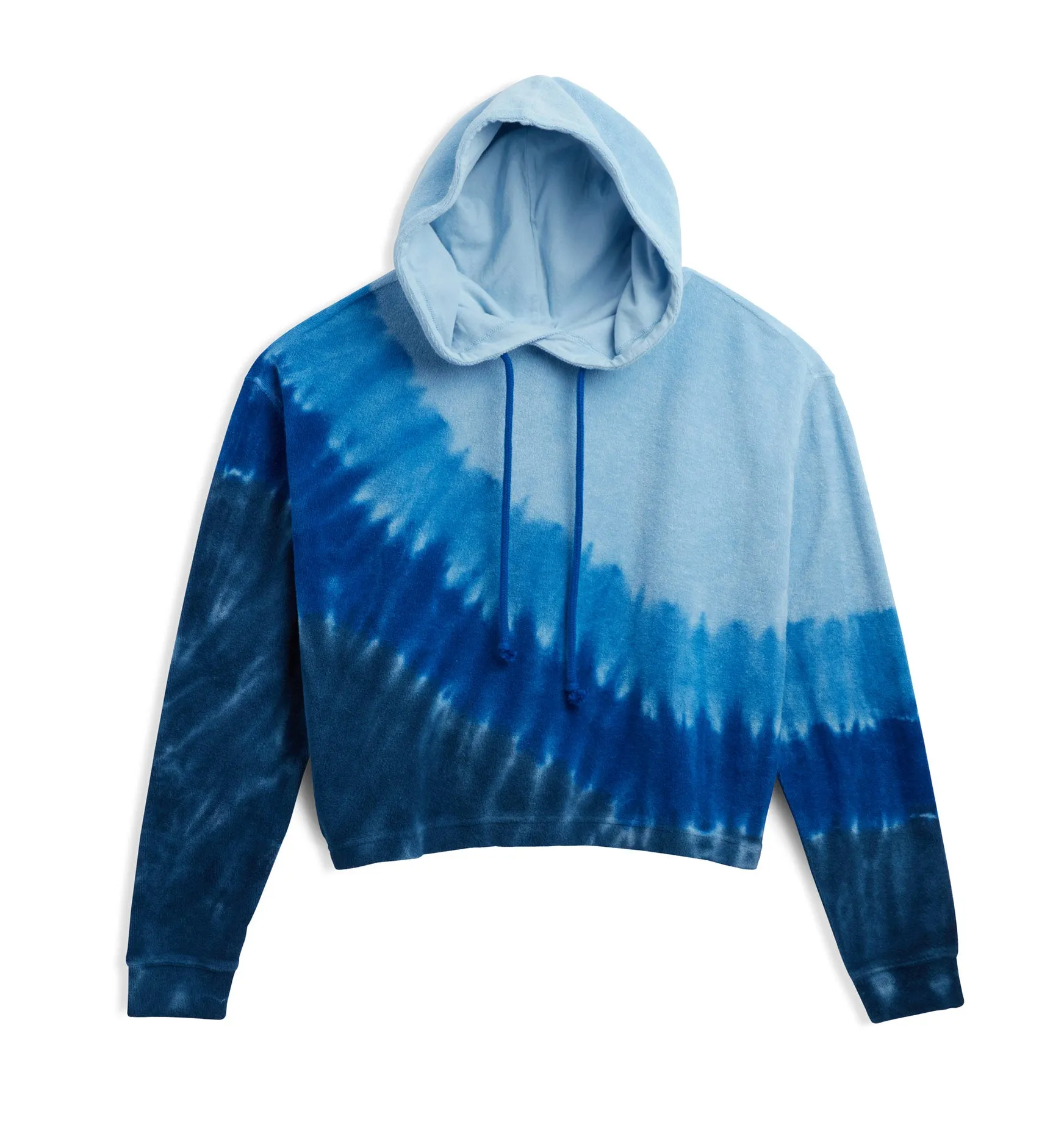 Terry Rec Hoodie LC - Blue Tie Dye