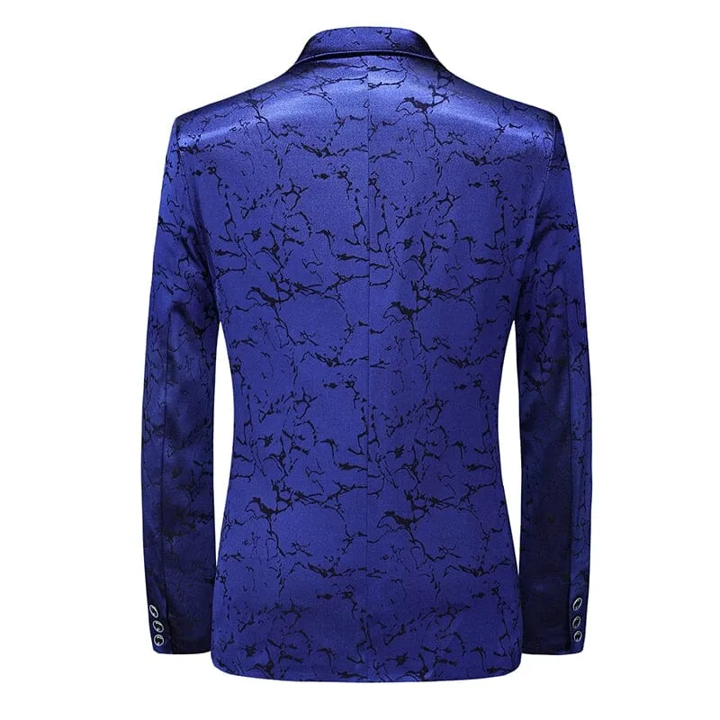 The Arnez Slim Fit Blazer Suit Jacket - Sapphire